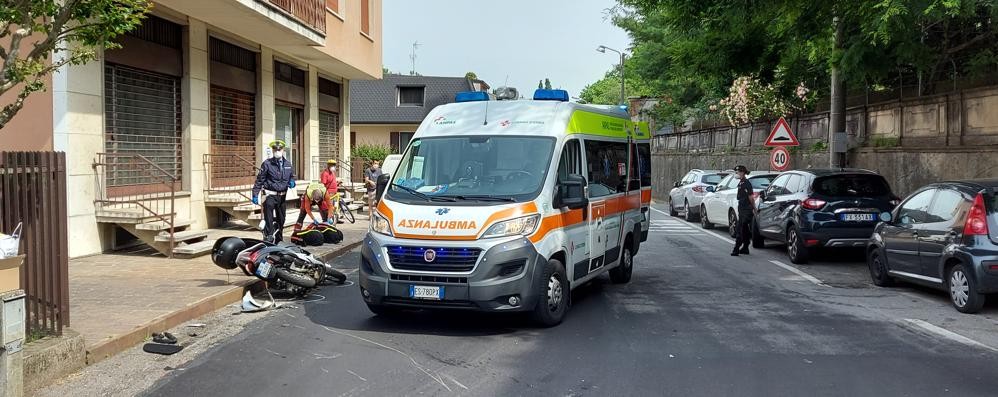 La scena dell’incidente