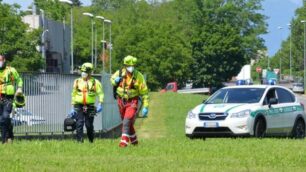 Giussano incidente sul lavoro mercoledì 27 maggio 2020: l’equipaggio dell’elisoccorso