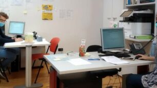 Sarah e Matteo, operatori della Cgil