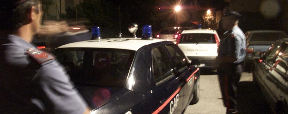 Un controllo dei carabinieri