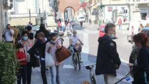 Il centro di Monza dopo la fine del lockdown