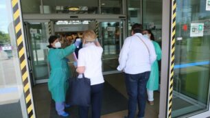 Ingresso dell’ospedale San Gerardo di Monza: in arrivo un termoscanner