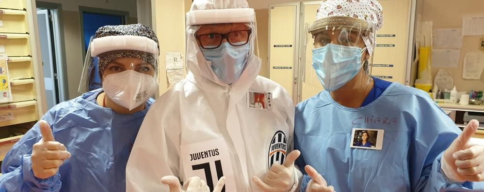 Il personale del Pronto soccorso (juventini inclusi)