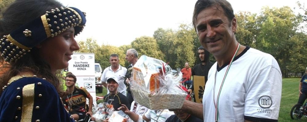 Monza, Alex Zanardi vincitore del primo Gp di handbike