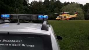 Cavenago di Brianza soccorsi incidente caduta da albero