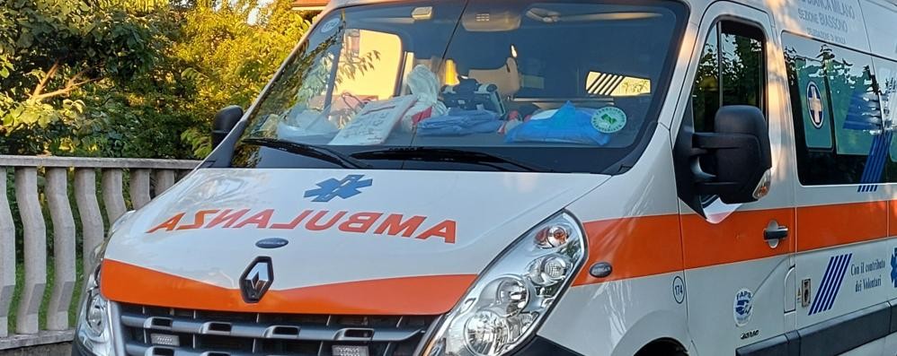 A soccorrere l’anziano un’ambulanza e un’auto medica