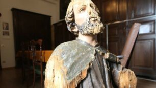Monza: la statua di San Gerardo salvata dal Lambro