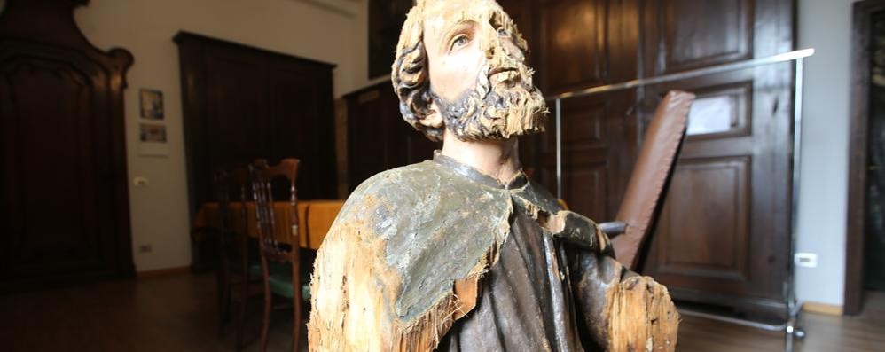 Monza: la statua di San Gerardo salvata dal Lambro