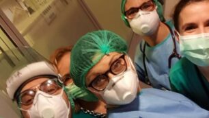 Tiziana Fraterrigo, pronto soccorso Vimercate (al centro)