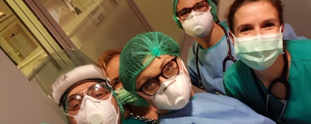 Tiziana Fraterrigo, pronto soccorso Vimercate (al centro)