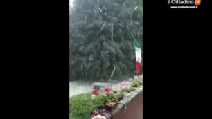 Maltempo, la grandine del 2 giugno a Desio