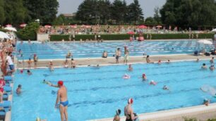 Le piscine esterne del centro sportivo della Porada di Seregno