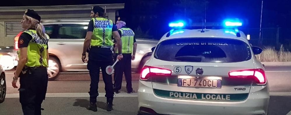 La polizia locale di Monza