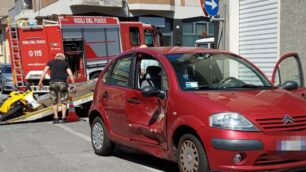 Seregno incidente via San Rocco