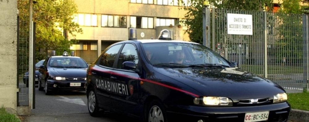 La caserma dei carabinieri di Seregno