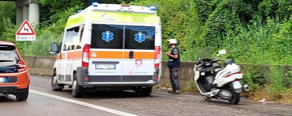 Incidente ss36 Briosco sud. Traffico rallentato.