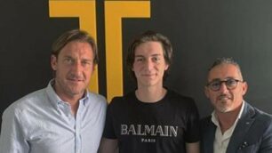 Francesco Totti Simone Bonavita e il papà Corrado Bonavita