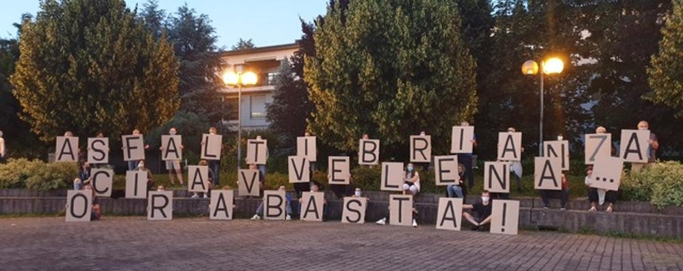 Concorezzo Asfalti Brianza protesta comitato Sant'Albino