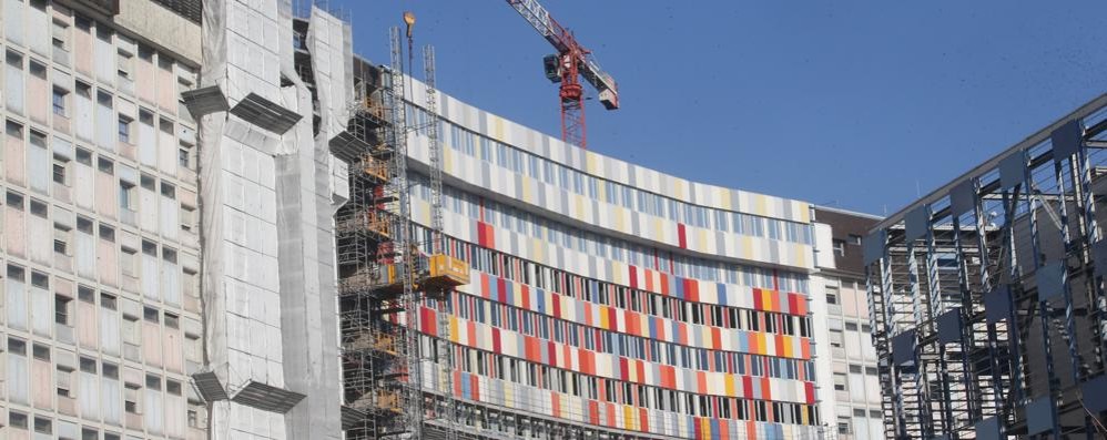 Il cantiere dell’ospedale San Gerardo di Monza