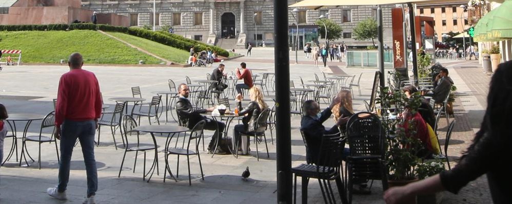 Monza piazza Trento Trieste