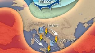 Le tendenze meteo del weekend