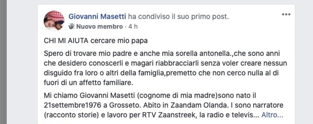 Il messaggio di Giovanni Masetti