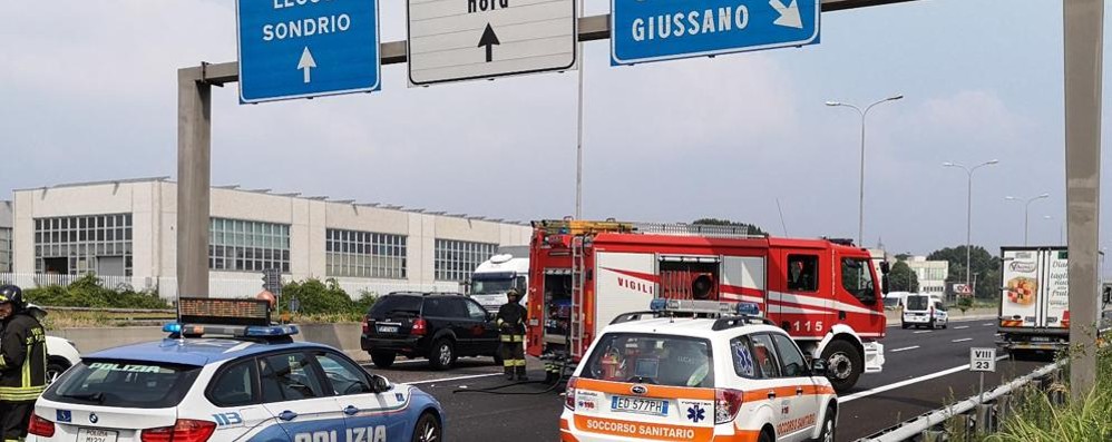 Incidente sulla Valassina a Giussano. In arrivo soldi per mettere in sicurezza la Ss36