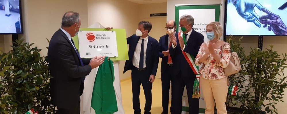 Monza ospedale inaugurazione palazzina B San Gerardo