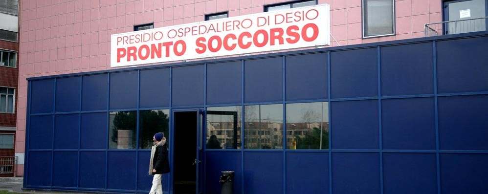 Il pronto soccorso dell’ospedale di Desio