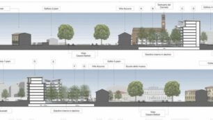 I rapporti tra le altezze lungo vialone Battisti e non solo nel progetto per l’ex Feltrificio Scotti