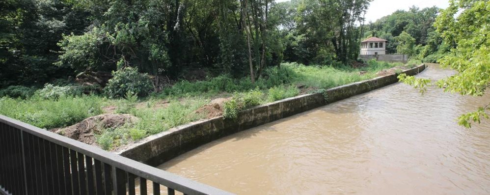 Il Lambro all’altezza di via Boccaccio-Annoni