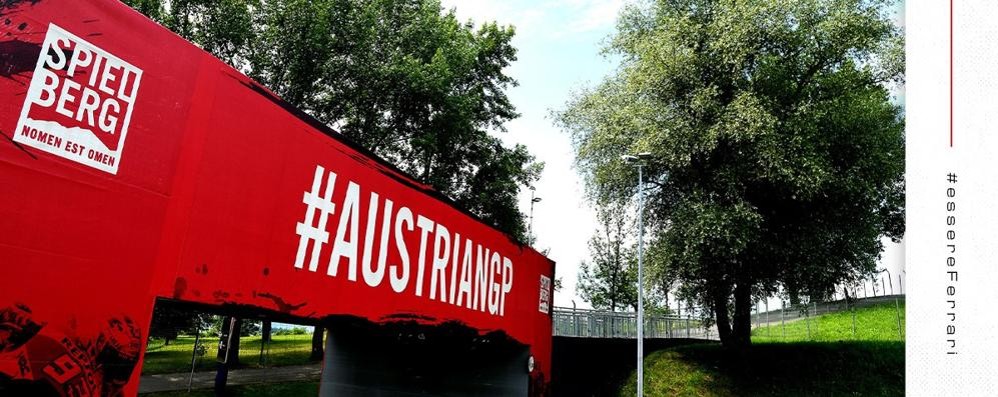 F1 Gp Austria 2020 - foto Scuderia Ferrari su Facebook