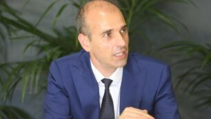 Il presidente della Provincia Luca Santambrogio