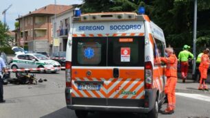 Seregno incidente via Carroccio