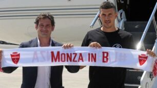 Lo sbarco  di Mirko Maric a Linate