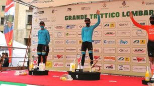 Ciclismo Grande Trittico Lombardo podio Varese