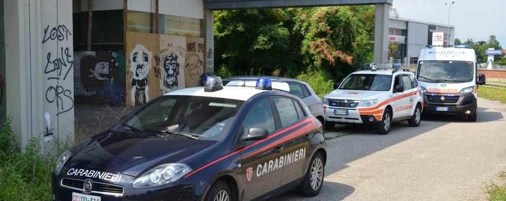 Seregno intervento per evento violento in area ex Opel vicino Ss 36