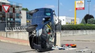 Un incidente accaduto sulle strade della Brianza