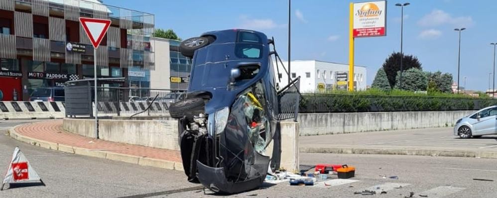 Un incidente accaduto sulle strade della Brianza