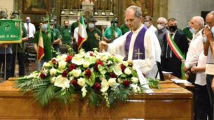 Il funerale dell'Alpino Carlo Meroni