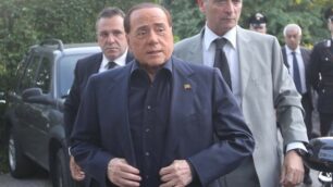 Monza Amministrative 2017 Silvio Berlusconi all incontro di Forza Italia per presentare la lista che appoggia la candidatura di Dario Allevi