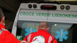 Un’ambulanza della Croce Verde Lissonese