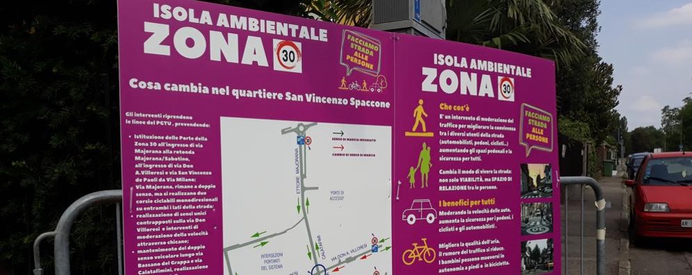 Avvio zona 30 al quartiere Spaccone