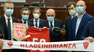 Calcio Ac Monza premiato in Regione Lombardia - foto Buzzi/Ac Monza