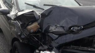 L’incidente in Valassina: l’auto coinvolta