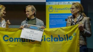 Il riconoscimento di Comune ciclabile a Desio, nel 2019