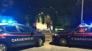I carabibieri nel giardinetto di San Rocco