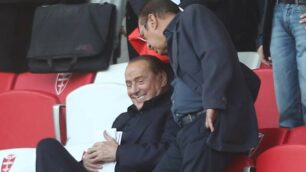 Silvio Berlusconi al Brianteo con il fratello