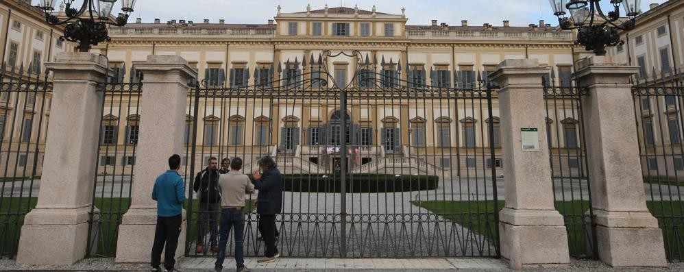 L’ingresso della Villa Reale di Monza