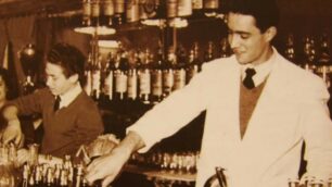 Foto storiche del bar della stazione di Monza
